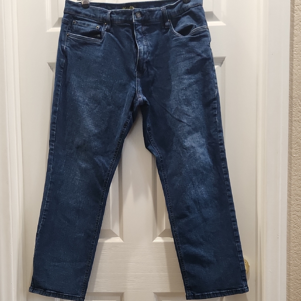 Classic Indigo Men's Straight Jeans